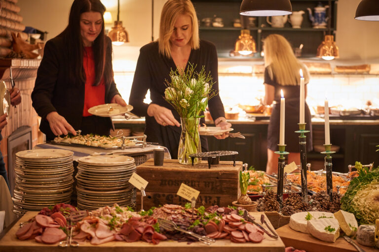 Julfrukost i lantlig lyx